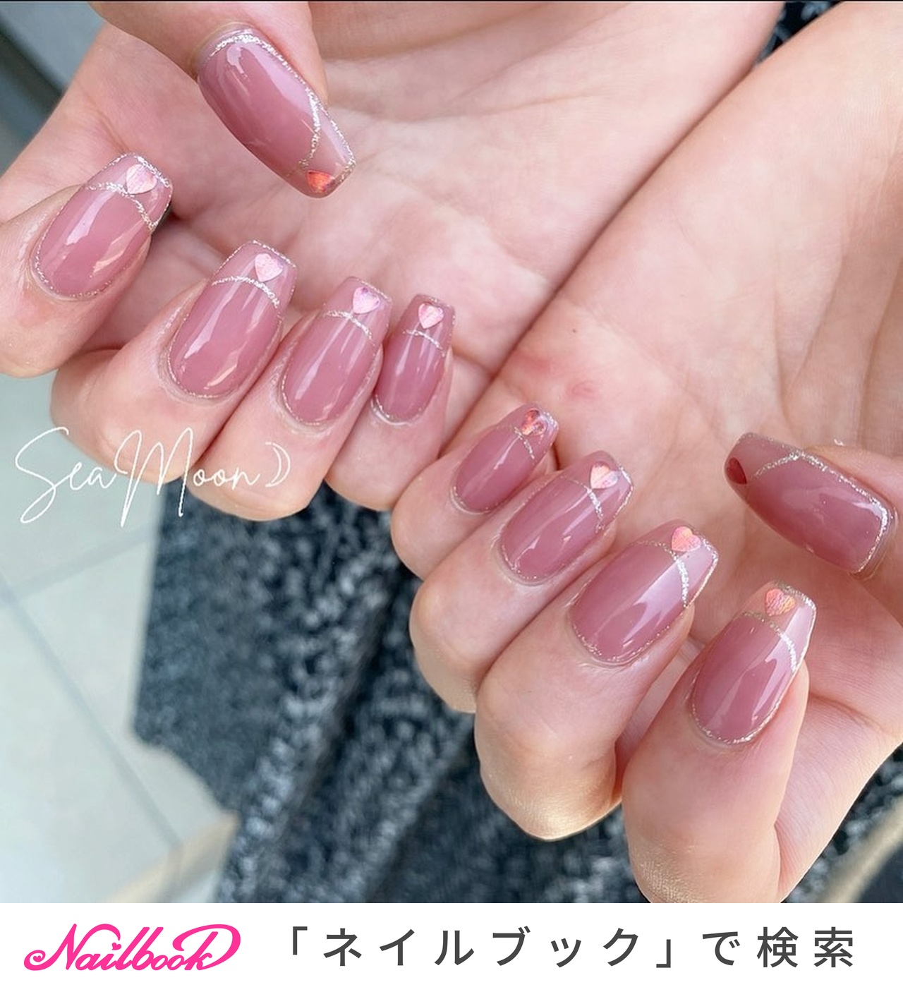 ネイルチップ No.107 サイズオーダー 韓国 ワンホン マグネット