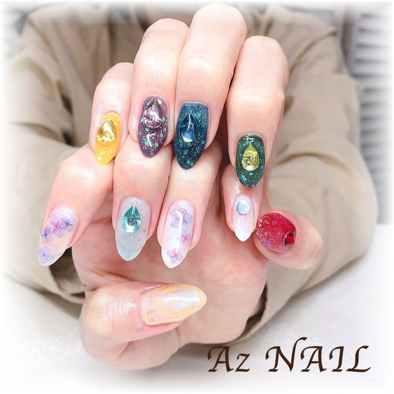 nail ldhページ 🩶 ◼️エクセル / NL34 トワイライトラバー #ネイル #セルフ