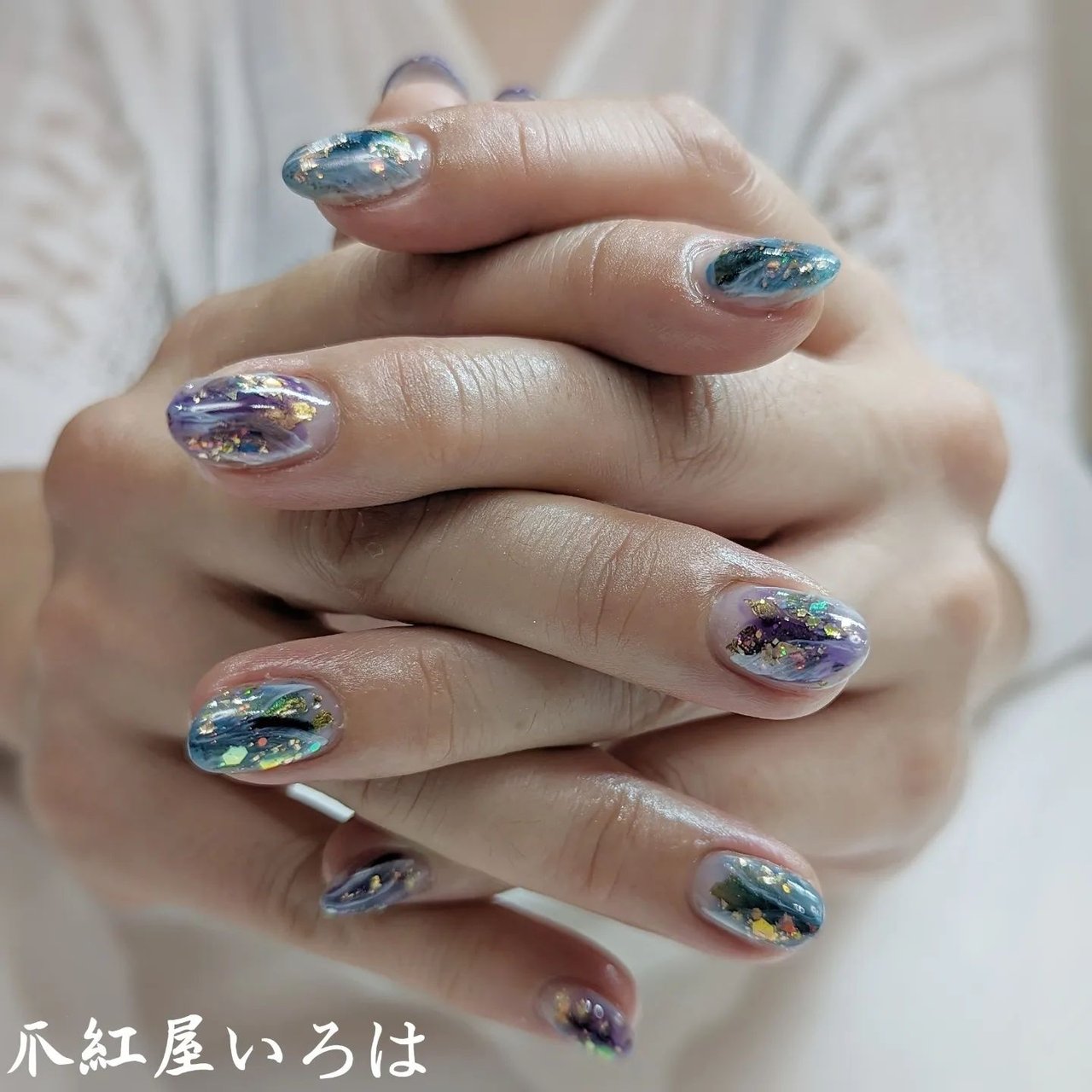 夏/ニュアンス/ジェルネイル/ネイルチップ - いろはのネイルデザイン