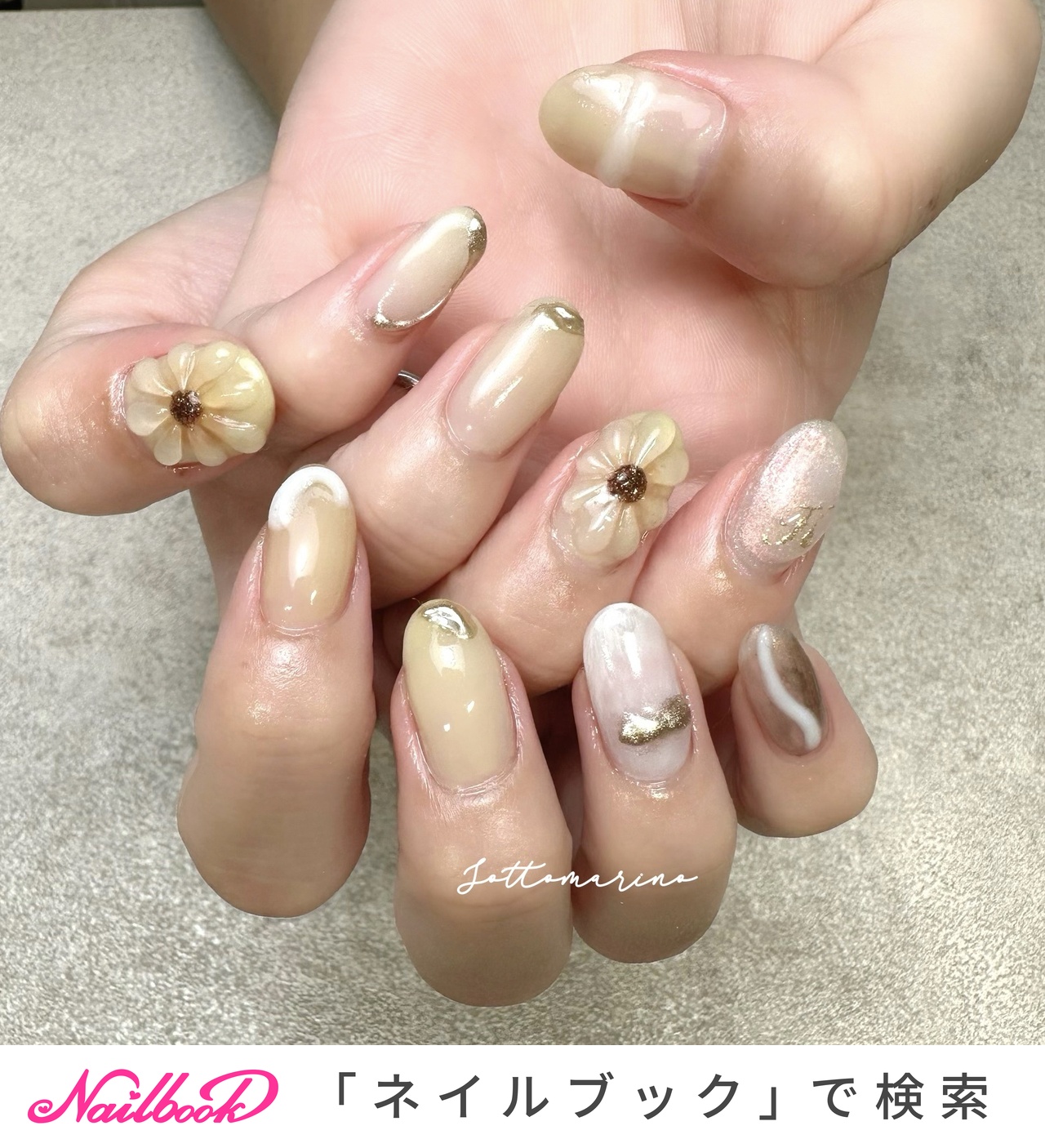 夏/浴衣/デート/女子会/ハンド - Sottomarino nailのネイルデザイン[No.8255134]｜ネイルブック