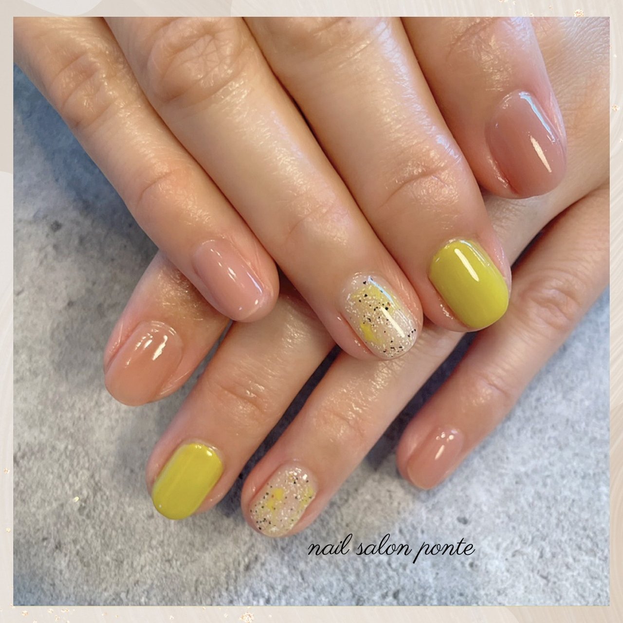 evernail エバーネイル チップ Peach Tea ラウンドショート Japan No.001