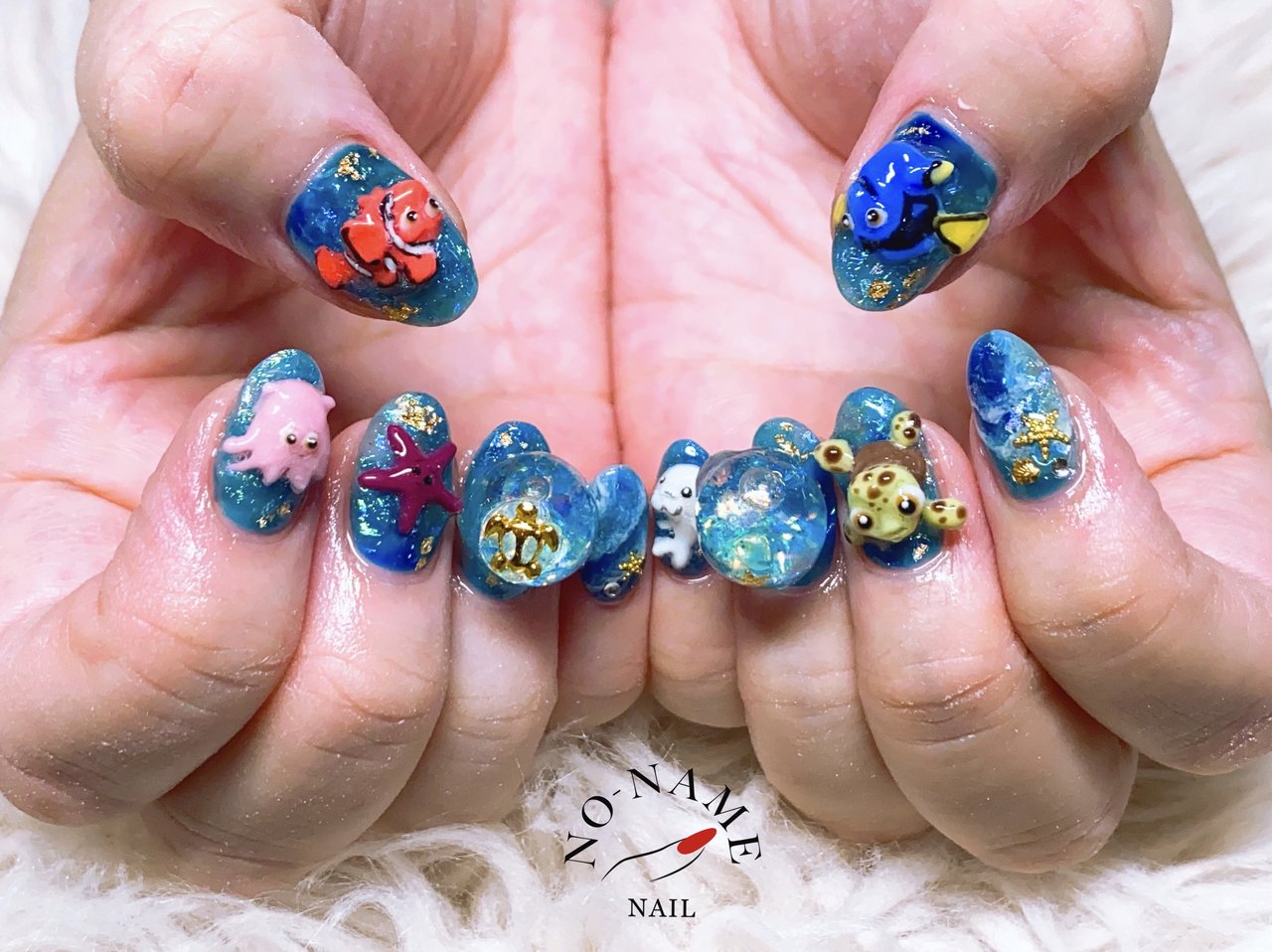 3dネイルパーツ ジェルネイル パーツ ネイル 水色