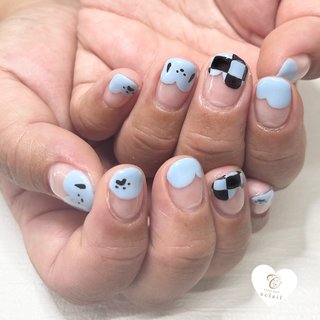 8月限定スヌーピーネイルの色替えです🐶 夏らしいカラーの水色で仕上げました🩵



#スヌーピーネイル 
#ニュアンスネイル
#わんこネイル 
#肉球ネイル 
#夏ネイル 
#秋ネイル
#くすみカラー
#ベージュネイル 
#個性派ネイル 
#市松模様 



。・°°・苫小牧ネイルサロン・°
°・。

♡nail salon eclail♡
苫小牧市ときわ町1-23-10
（おむつケーキのお店内です）
⚫︎0144-67-9393
˚✧₊営業時間⁺˳✧༚不定期

#nailbook_fan #エクライル
#eclail #新規オープン
#とまこまい #格安
#苫小牧　
#苫小牧ネイル低価格
#ネイルサロン
#ねいる
#苫小牧ネイルサロン
#ダイパーケーキ
#おむつケーキ取り扱い
#美容
#期間限定
#マーノレジリエンスハンドクリーム
#マーノレジリエンスボディミルク
#ＭＲ #夏 #秋 #変形フレンチ #ワンカラー #アイシング #個性派 #クリア #水色 #ブラック #eclail #ネイルブック