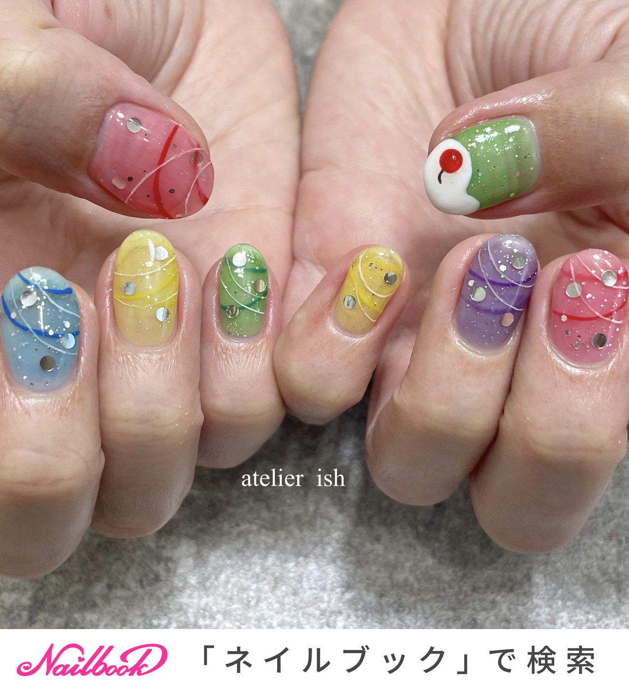 クリームソーダネイルのネイルデザイン(18ページ目)｜ネイルブック