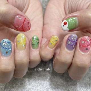 人気順｜#クリームソーダネイルのネイルデザイン(3ページ目)｜ネイルブック