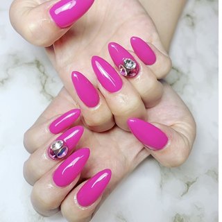 ピンク ロングネイル 10個入り ロングネイル #ピンクネイル #長さ出し｜Nail SIRANGANAのネイル