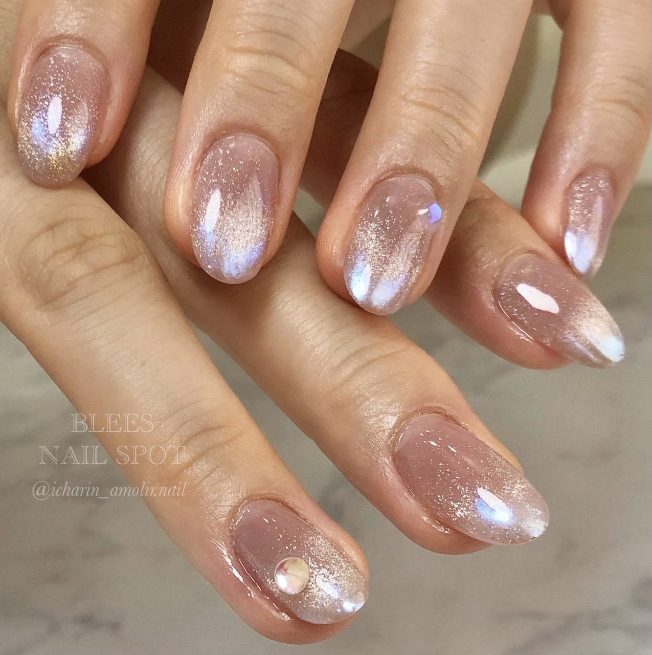 夏/リゾート/ハンド/マグネット/オーロラ - BLESS NAIL SPOT｜松原市