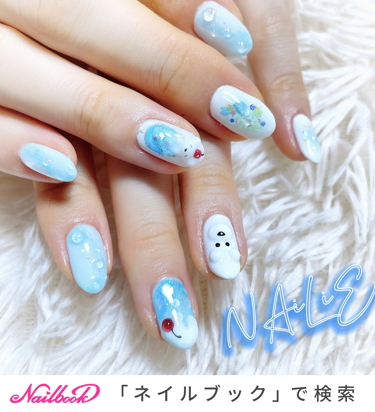 2025年】新着順｜トロピカル/#しろくまネイルのネイルデザイン