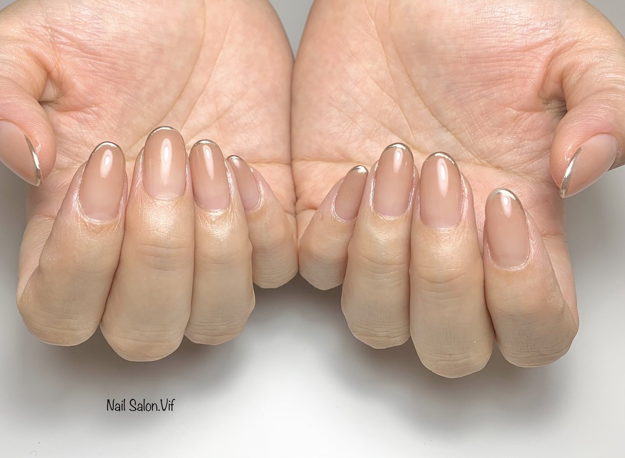 秋/オールシーズン/ハンド/フレンチ/グラデーション - NailSalon