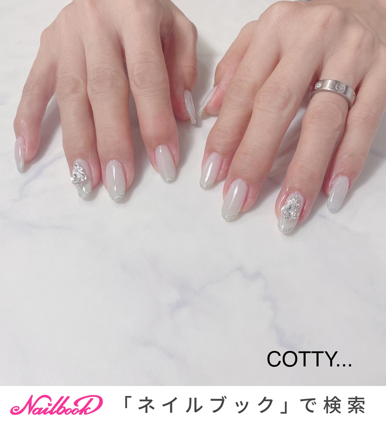 ご確認用フラワーパーツさくらんぼカルピスみたいなブルーのドット