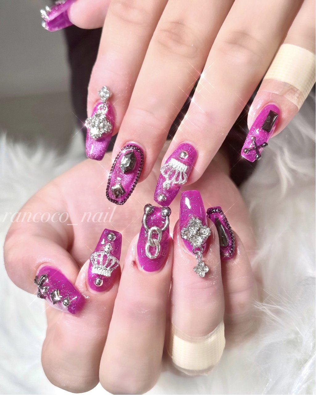夏/リゾート/ライブ/女子会/ハンド - rancoco_nailのネイルデザイン[No