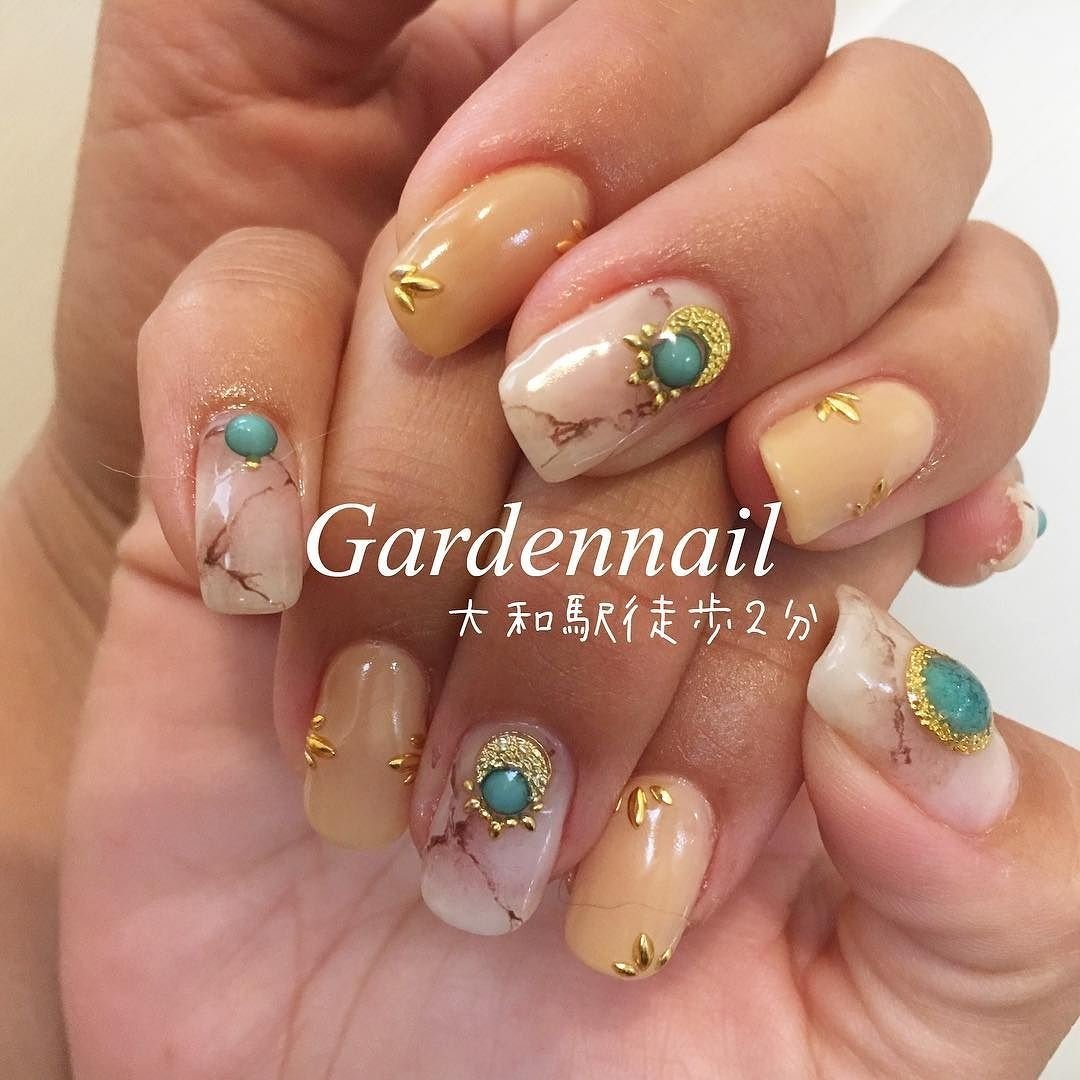 ターコイズ お客様 Garden Nail のネイルデザイン No ネイルブック