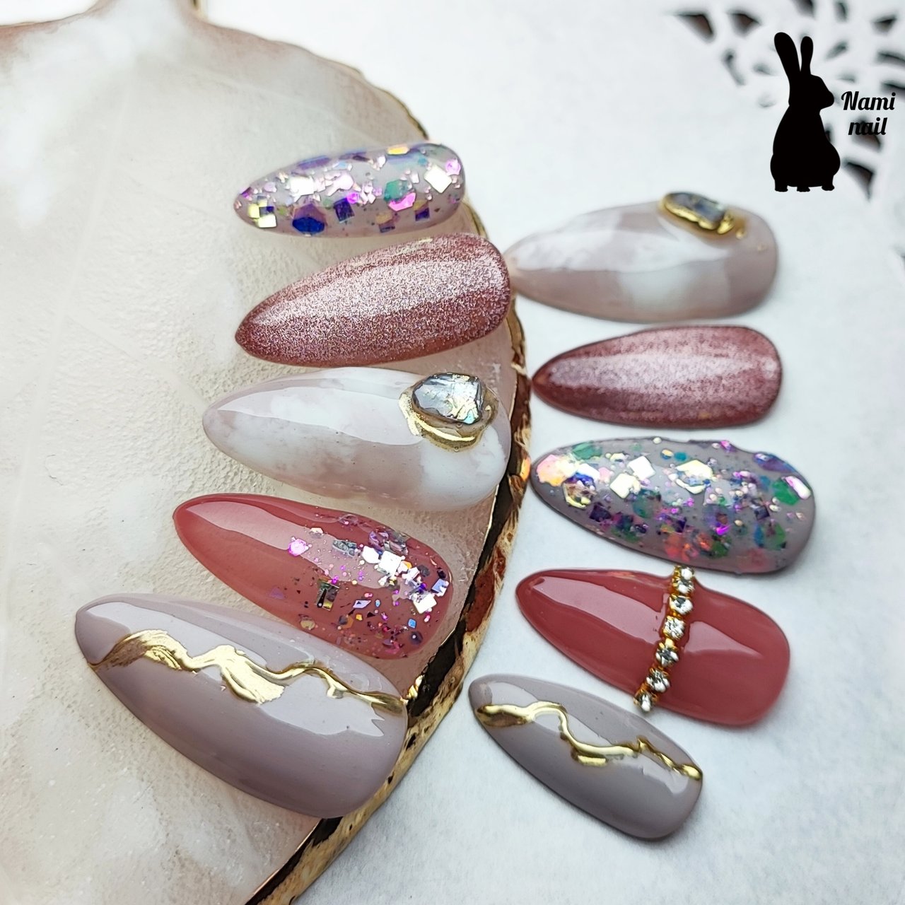 ハンド/シェル/ニュアンス/マグネット/アイシング - うる☆Nami nailの