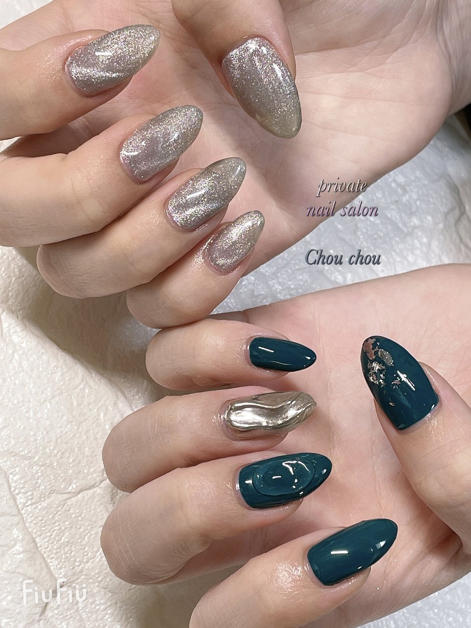 ネイルデザイン AIOT MA-1ver.BOA クッションカバー ネイルデザイン