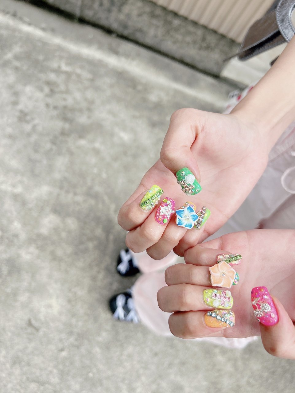 HIKARI ネイルケ 夏/リゾート/ハンド/フラワー/3D - 大曲Hikari Nail⭐︎ﾋｶﾘﾈｲﾙのネイル