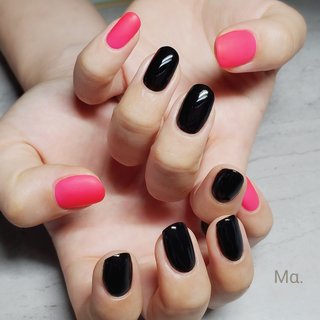 ネイルアート用具セット 黒とピンク 人気順｜ピンク/#黒マットのネイルデザイン｜ネイルブック