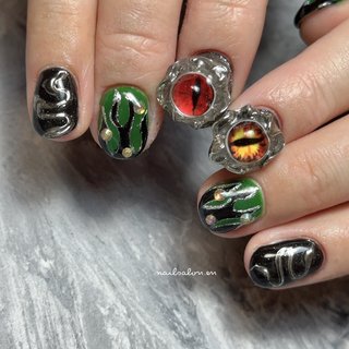 ネイルパーツ ハリーポッター ハリーポッターネイルのネイルデザイン(3