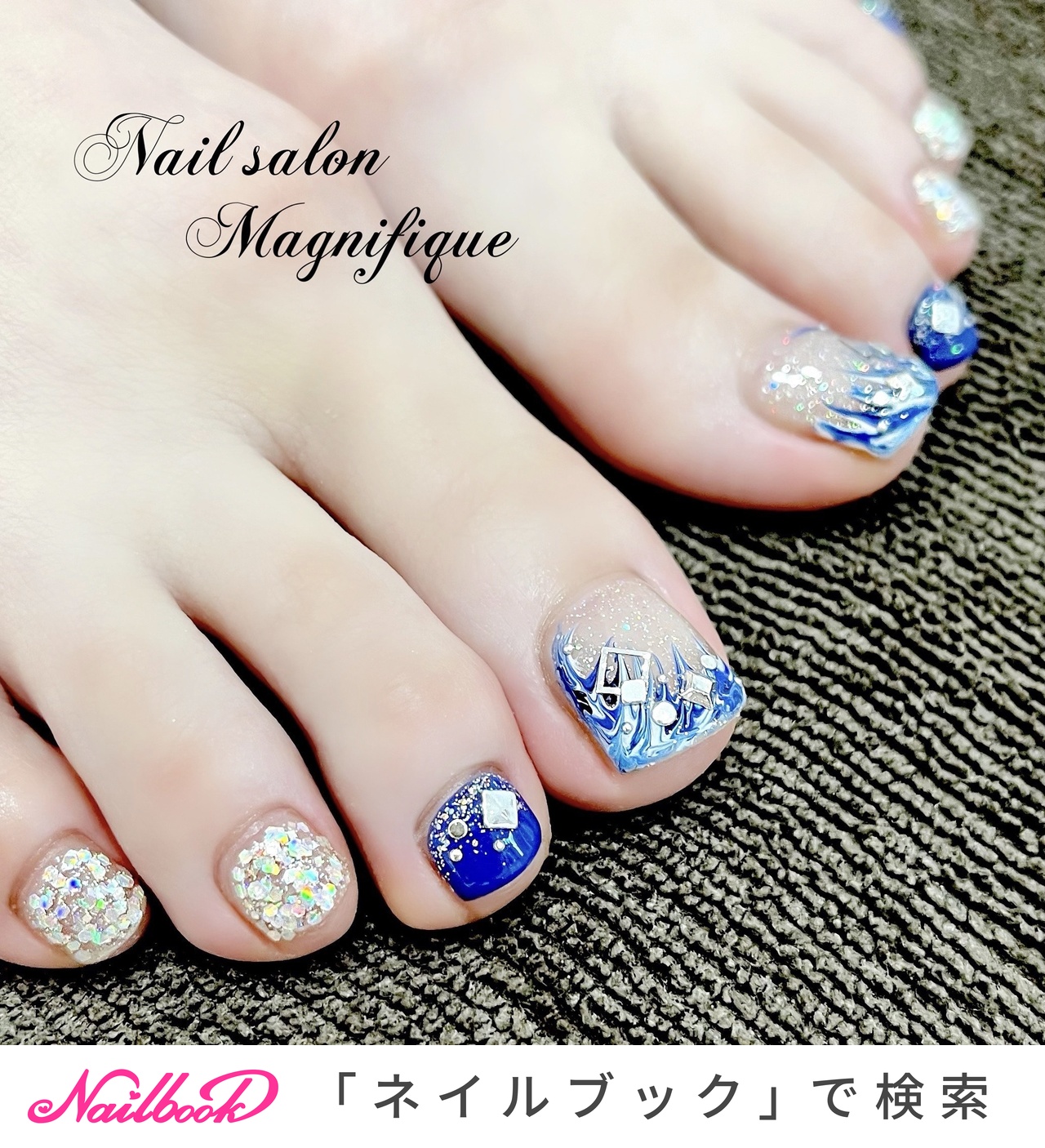 フット - Magnifique115のネイルデザイン[No.8309398]｜ネイルブック