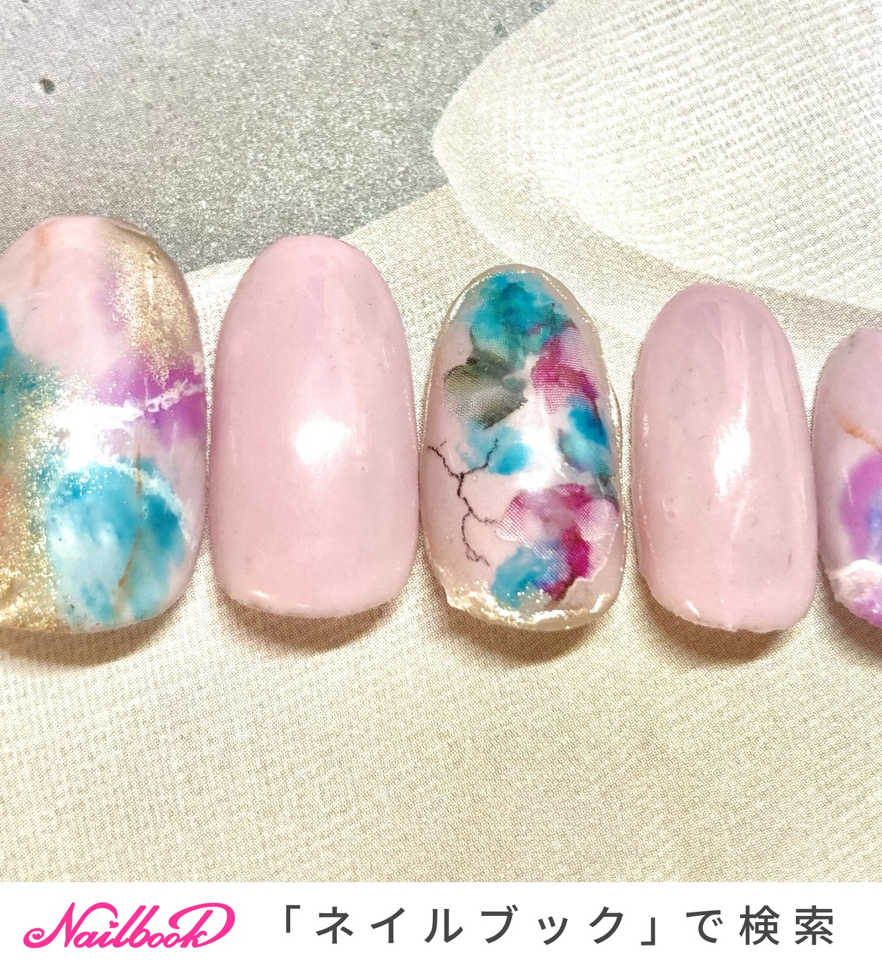 2024年】新着順｜ネイルチップ(サンプルチップ)/#にじみネイルのネイル  