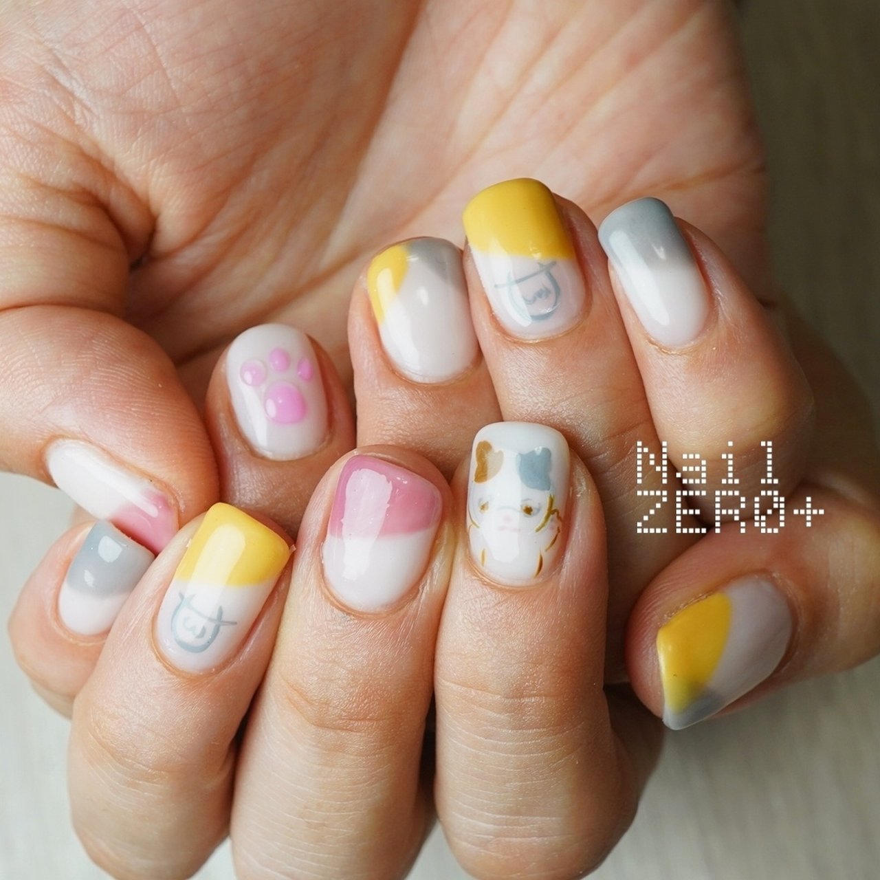 mfsix nail＊お値下げ不可ネイルパーツセット 多色 さまざまな形 オールシーズン/推し活/ハンド/変形フレンチ/ワンカラー - 塩見隼人