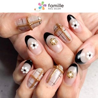 セルフネイル/#黒フレンチネイルのネイルデザイン｜ネイルブック