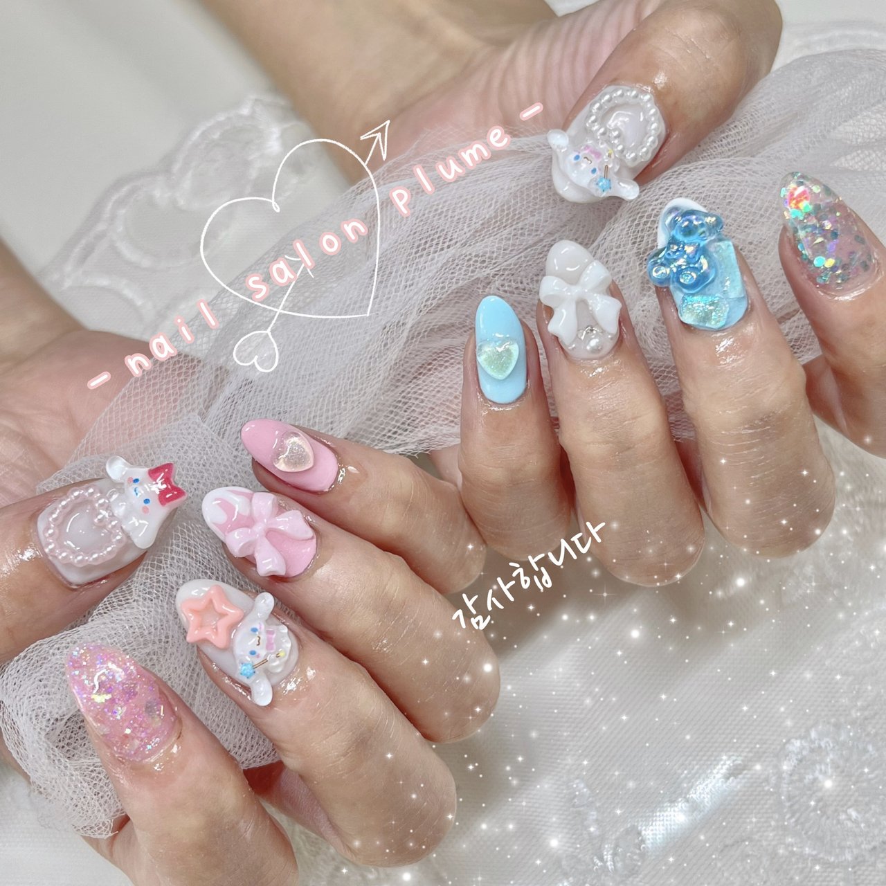 901】ネイルチップオーダー オーダーネイル 量産型 ジャニオタ 地雷系