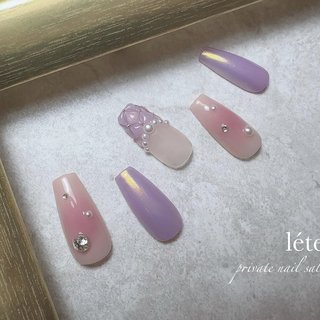 人気順｜キルティング/紫ネイルのネイルデザイン｜ネイルブック