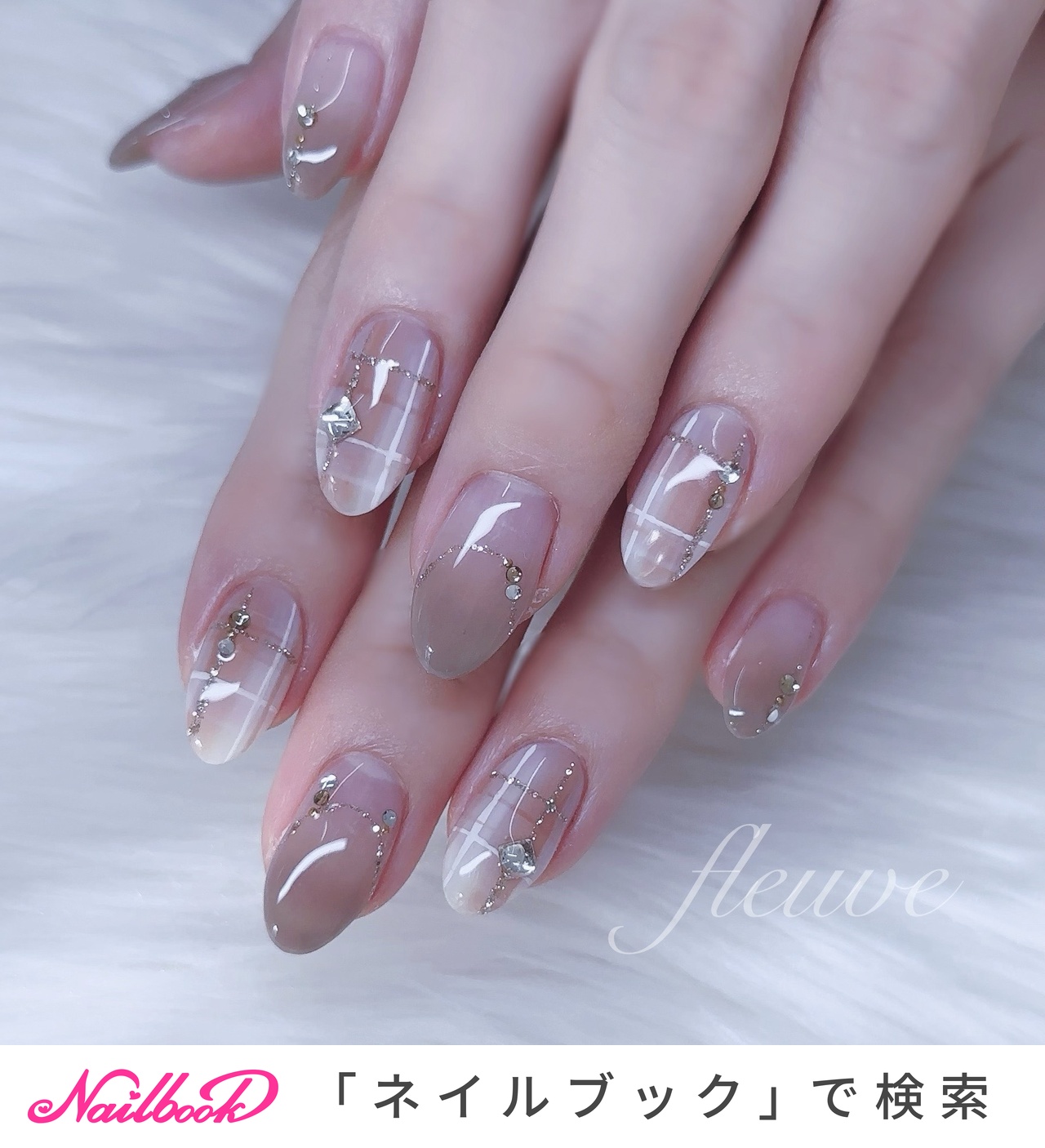 人気順｜チェック/ワンホンネイルのネイルデザイン｜ネイルブック