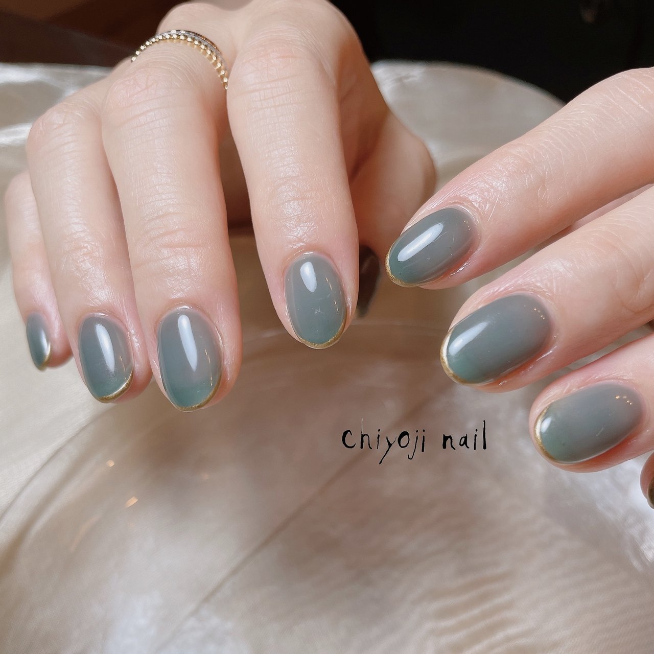 秋/ハンド/シアー/ジェルネイル - chiyoji nail / aiのネイル