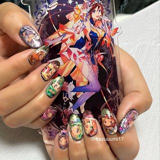 マクロスF　ネイルチップ　シェリル マクロスF ネイルチップ シェリル シェリルノームのネイルデザイン