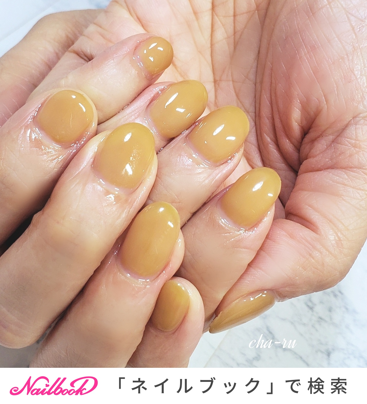 秋/オフィス/女子会/ハンド/シンプル - ねいる屋さんCha-ruのネイルデザイン[No.8343609]｜ネイルブック