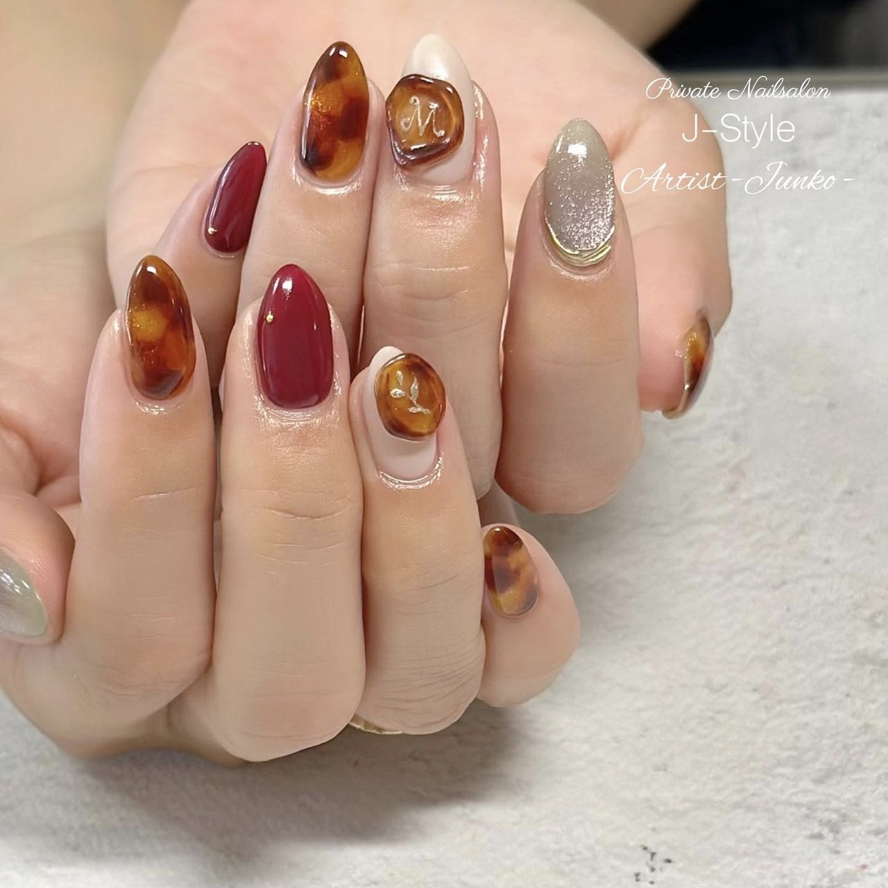 秋/冬/デート/女子会/ハンド - ♡J-Style♡byJUNKOのネイルデザイン[No  
