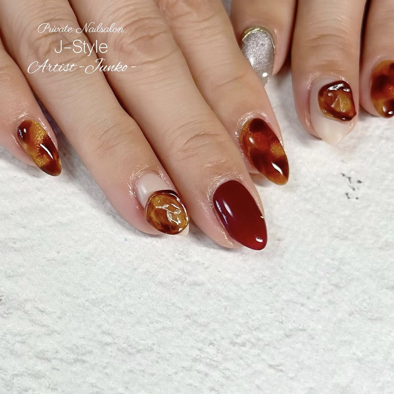 秋/冬/デート/女子会/ハンド - ♡J-Style♡byJUNKOのネイルデザイン[No  