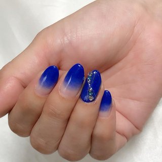 人気順｜ブルー(青)/#青グラデーションのネイルデザイン｜ネイルブック