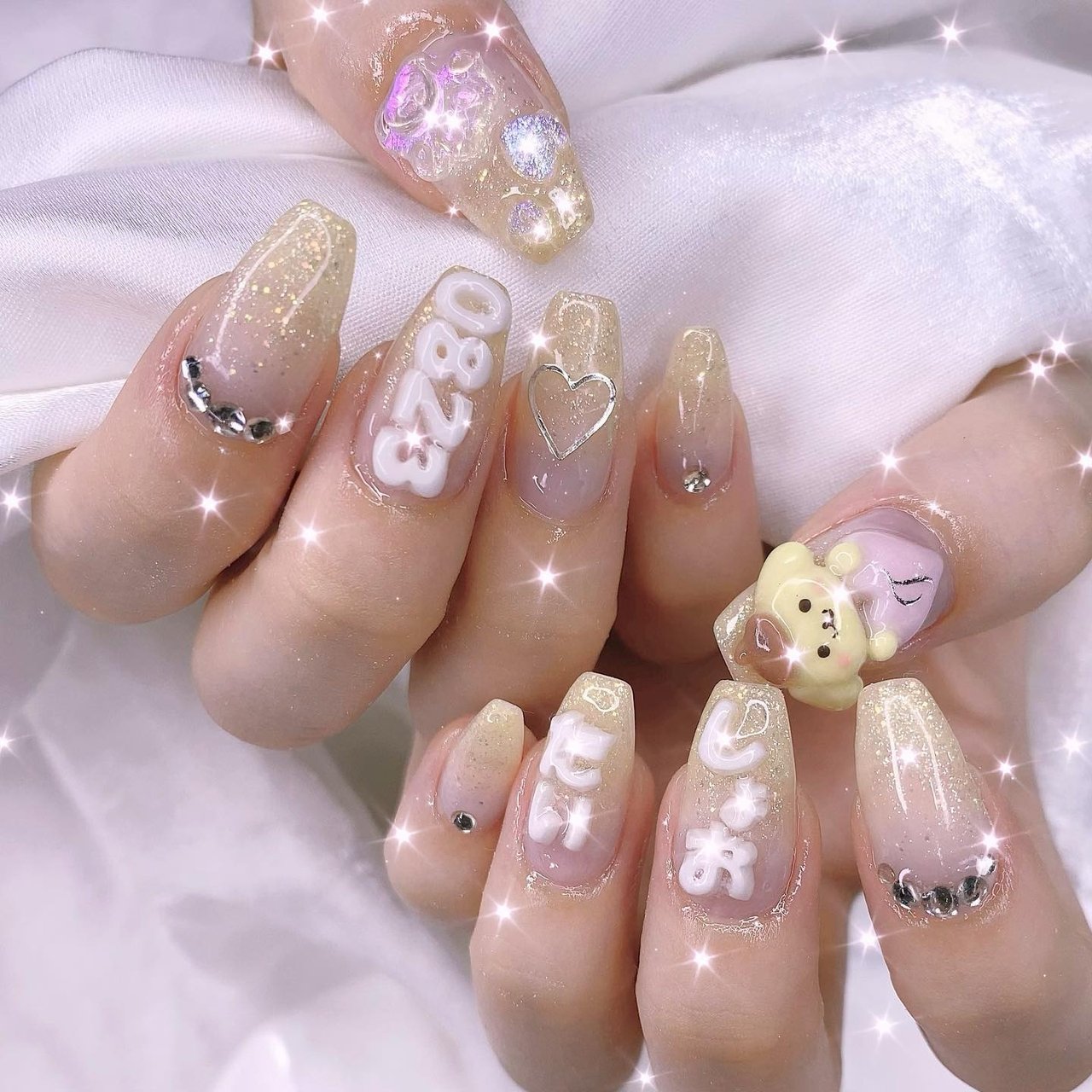 オリジナルネイルコレクション New tortoiseshell magnet collection gel nail with TOY's