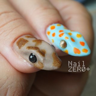 人気順｜#爬虫類ネイルのネイルデザイン｜ネイルブック