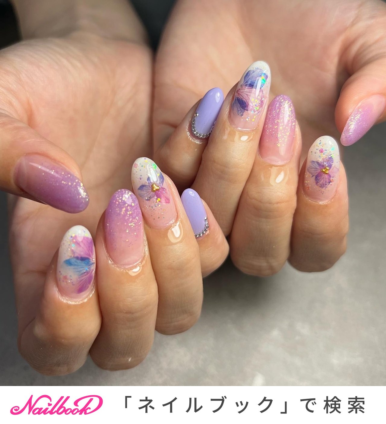 りりねいる ジェルネイル/お客様 - RiRi Nailのネイルデザイン[No.8357833
