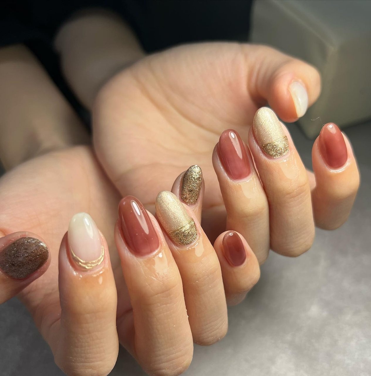 ジェルネイル/お客様 - RiRi Nailのネイルデザイン[No.8357833