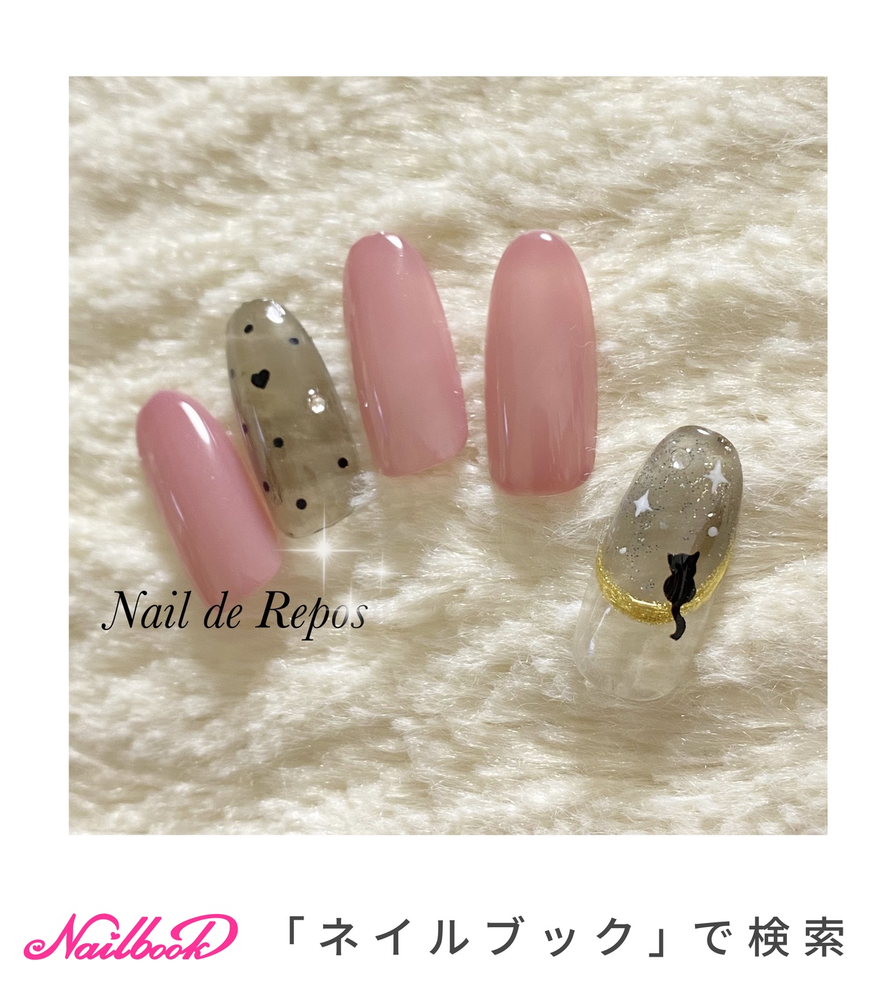 Nail de Repos〜ルポ〜のネイルデザイン[No.8364408]｜ネイルブック