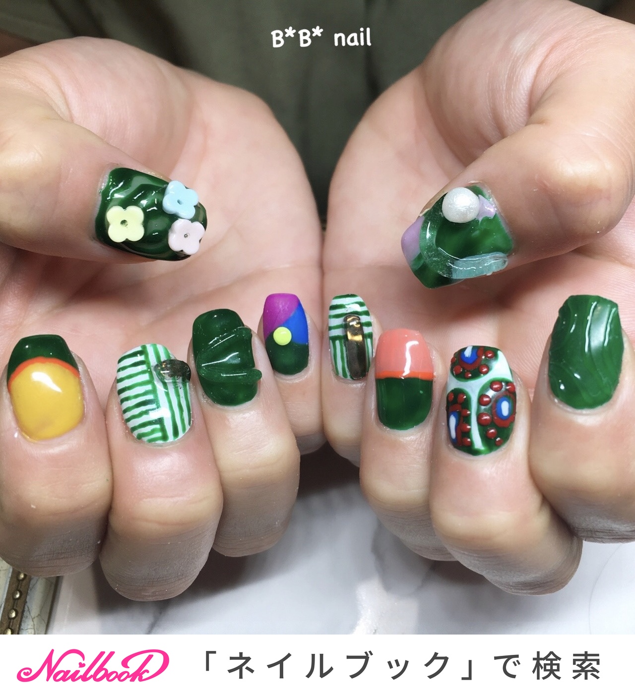 秋/ライブ/ハロウィン/イースター/痛ネイル - B*B*nailのネイルデザイン[No.8366738]｜ネイルブック