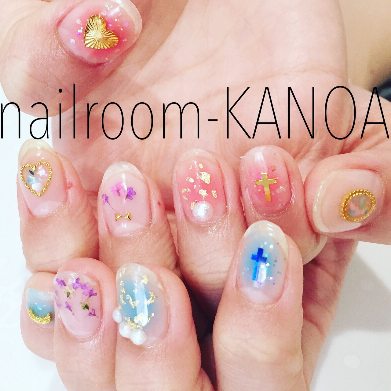 春 夏 オールシーズン デート ハンド Nailroom Kanoaのネイルデザイン No ネイルブック