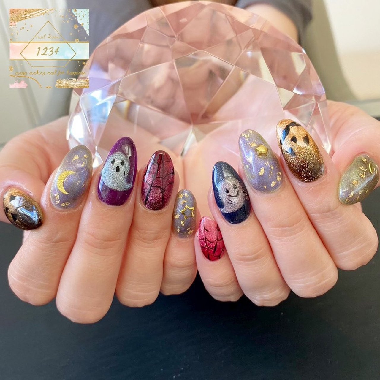 ハロウィン/マグネット/ギャラクシー/カラフル - 1234 nailroomの