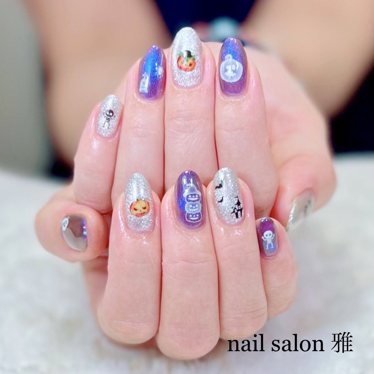 秋/冬/オールシーズン/ハロウィン/ハンド - nail salon & school 雅の