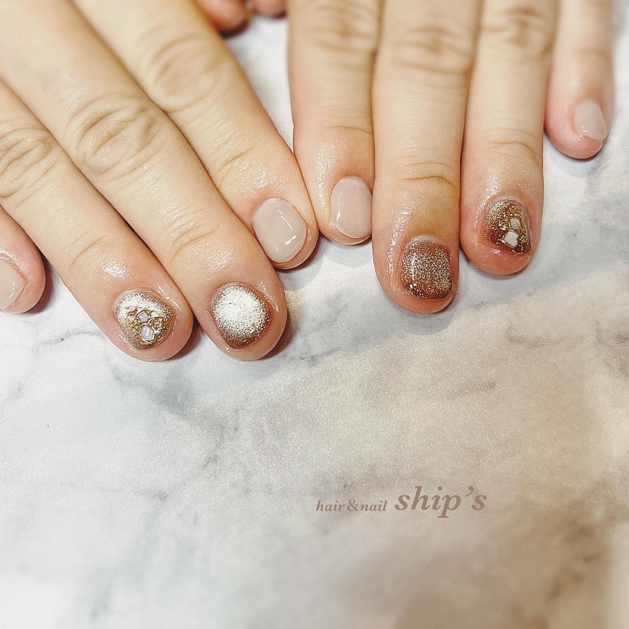 シンプル/シェル/ニュアンス/マグネット/ショート - ship's♡の