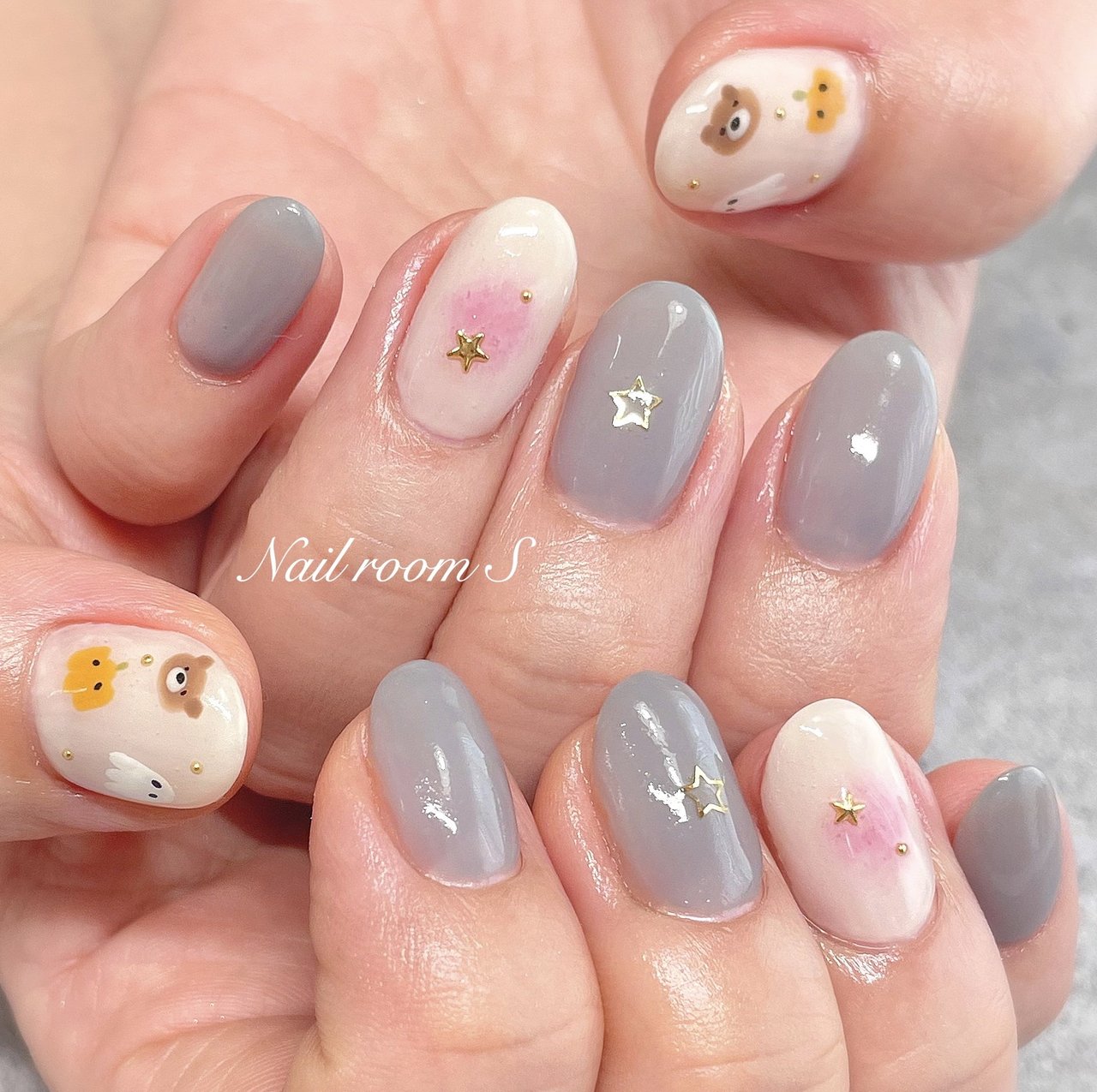 秋/オールシーズン/ハロウィン/オフィス/ハンド - Ｎailroom__Ｓ Shiho Hiratouのネイルデザイン[No.8377176]｜ネイル ブック