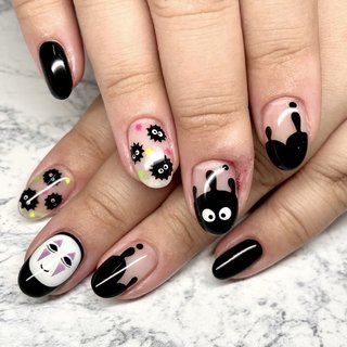 ネイルパーツ ジジ カオナシ ブタ ディズニー サンリオ ネイルパーツ ジジ カオナシ ブタ ディズニー サンリオ