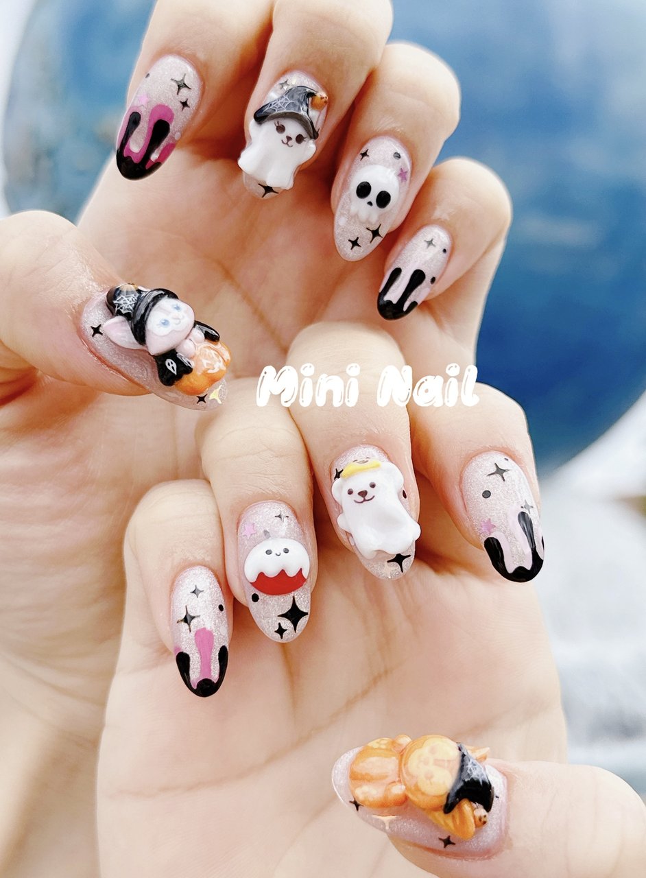 ディズニー　ネイル3dパーツ　おばけ　ハロウィン　オーダーページ ディズニー ネイル3dパーツ おばけ ハロウィン オーダーページ