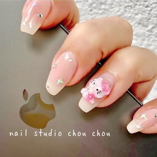 キティ リングパーツ ネイル 3D パーツ 2025年冬】3Dキャラクターの