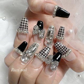人気順｜千鳥柄(千鳥格子)/#ギャルネイルのネイルデザイン｜ネイルブック 