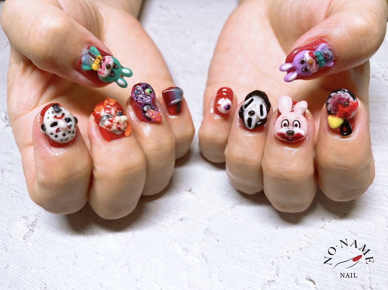 ハロウィン/ハンド/3D/ジェルネイル/お客様 - sonomiのネイルデザイン